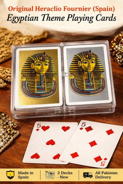 Set of 2 Original Heraclio Fournier playing cards deck