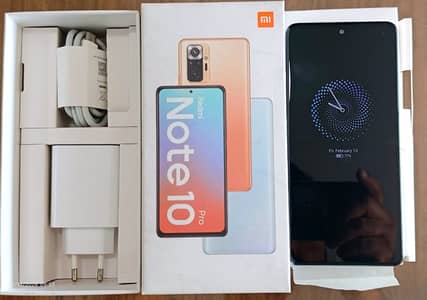 Xiaomi Redmi Note 10 Pro 6GB/128GB | Glacier Blue |Orignal Box Charger