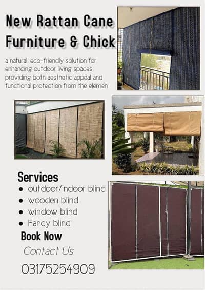 hick bamboo blind window and green jali tarpal,wooden blinds,bamboo