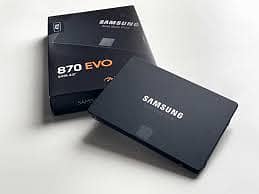 Samsung 870 EVO  256 GB SATA III SSD  2.5” Box Pack