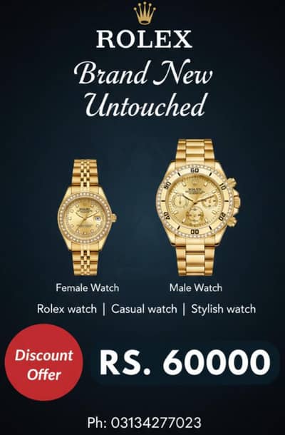 Rolex watch | causal watch | Male & Female Watch