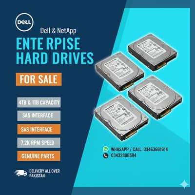 Dell & NetAp | Hard Drive | SAS Hard Drive | Server Hard Drives
