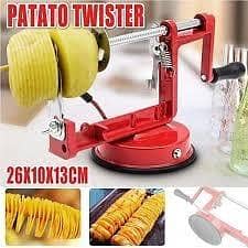 1 Pc Potato Twister Potato Slicer Stainless Steel Kitchen Accessories Tornado Slicer Manual Cutter Spiral Chips