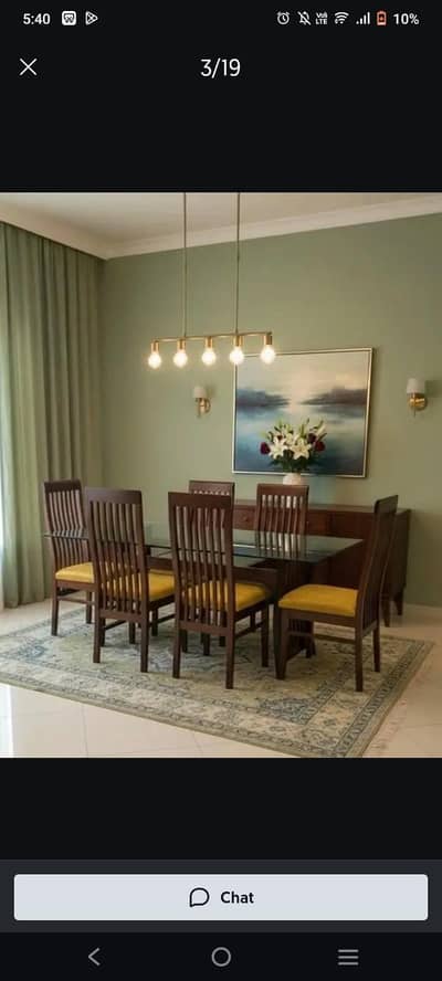 dining table, wooden dining table, glass top dining table, furniture