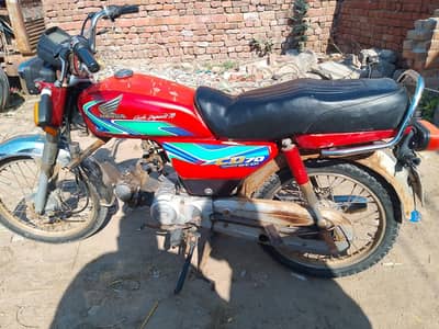 Honda CD 70 2018 model geniune engine no repair no open
