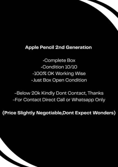 Apple Pencil 2nd Generation