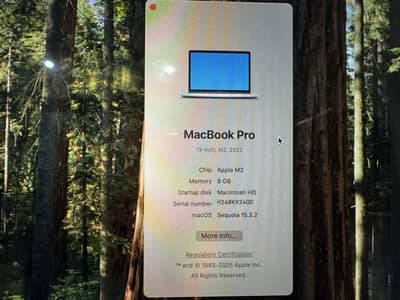 MacBook Pro m2, 8/256 GB