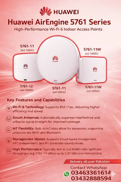 Huawei AirEngine 5761 | Switich | Series |High Speed Enterprise Aps