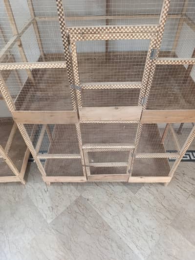 2 brand new wood cage