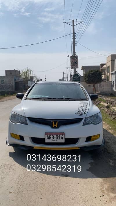 Honda civic reborn 2006 model in good condition and full modified look
