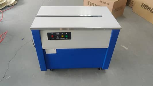 MACHINE|SEMI AUTOMATIC STRAPPING MACHINE|BOX|CARTON|PATI MACHINE