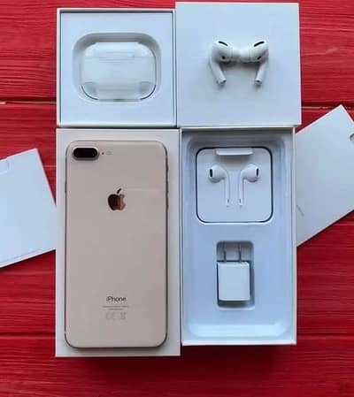 IPhone 8 plus 256 GB only WhatsApp number 03468556940