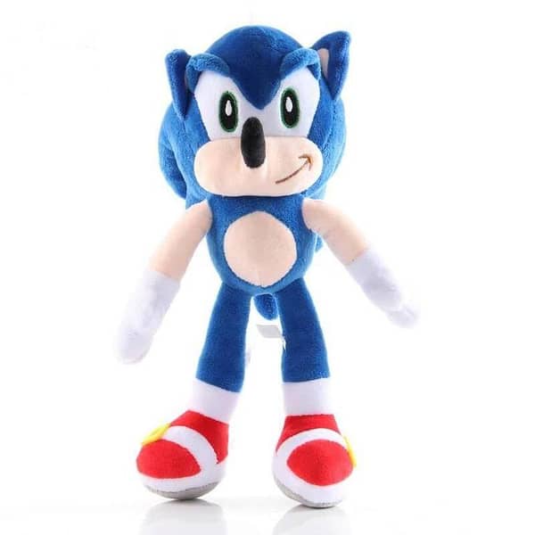Sonic Plush Doll Keychain Stuff Toy Cartoon Hedgehog Soft Stuffed For Kids