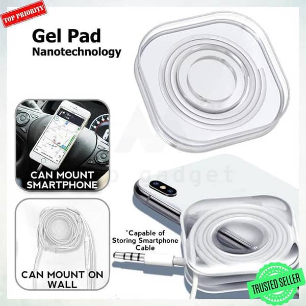 Reusable Nano Magic Gel Pad Phone Holder Mount, Multi-Functional Traceless Gel Sticky Pad Grip Paste