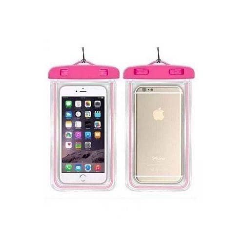Rubian Pack of 2 – Waterproof Pouch for Mobiles (Pink)