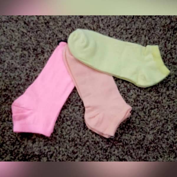 Pack of 3 Unisex Anklet Socks for Women