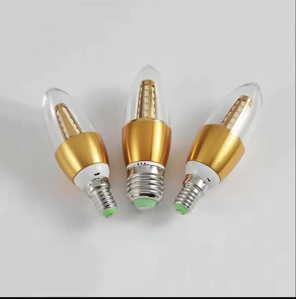 Candle LED Bulb (E14 and E27) 5W, 3000K Warm White