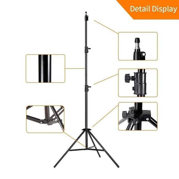 7ft Tripod Stand for Lights and Mobiles in Photography and Videography