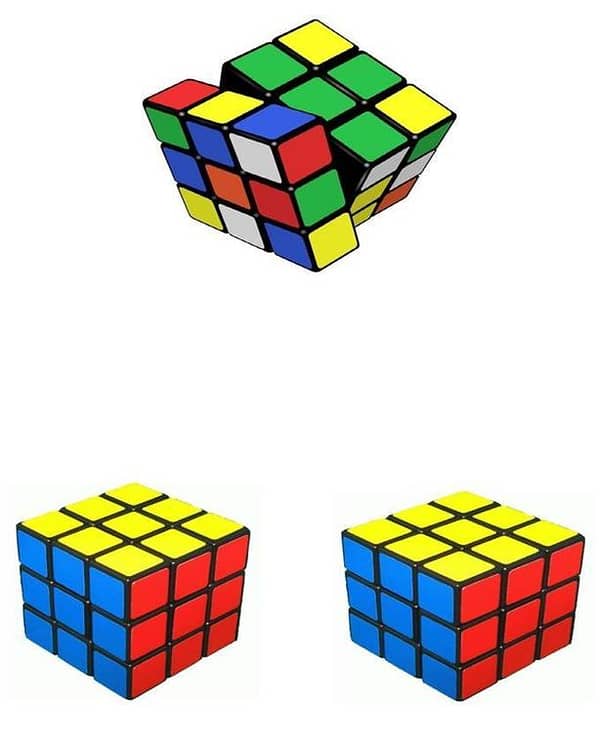 Pack of 2 Rubik Magic Cube – Multicolor