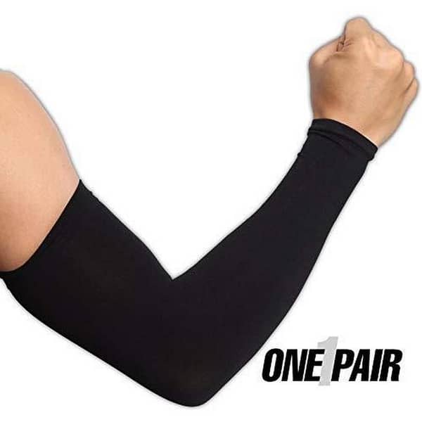 Pair of Athletic Arm Sleeves | Performance Arm Muffs for Hiking, Running and Sports
