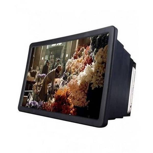3D Mobile Screen Magnifier — Black