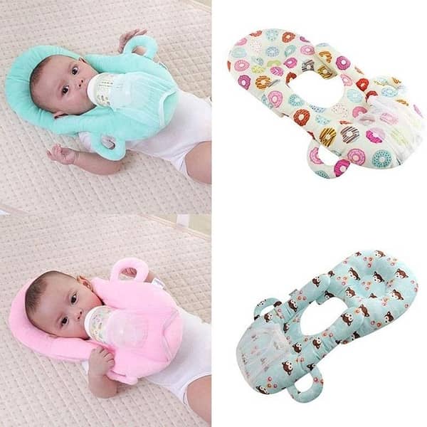 Imported Baby Feeding Pillow with Feeder Holder – Detachable