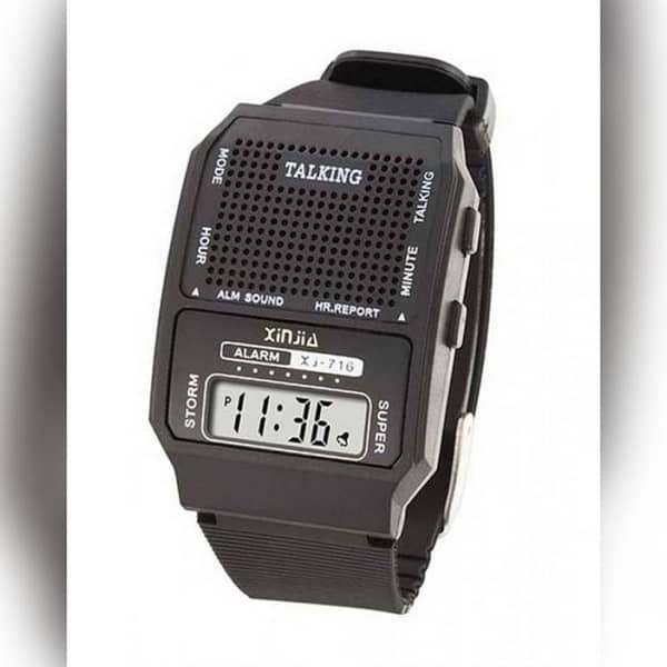 Talking Watch - Black by RUBIAN