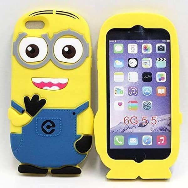 Cartoon Minion Soft Silicone Back Case for Apple iPhone 5G