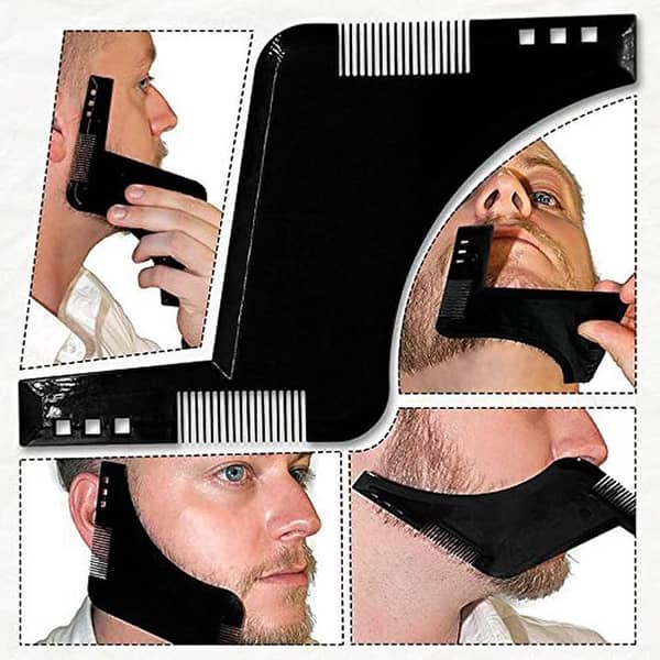 Beard Styling Shaping Comb Tool Shaper Stencil