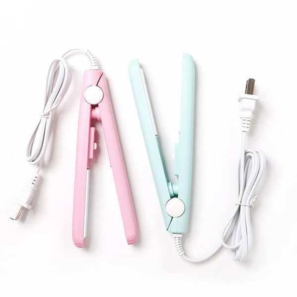 Pack of 2 Mini Hair Crimper and Mini Hair Straightener