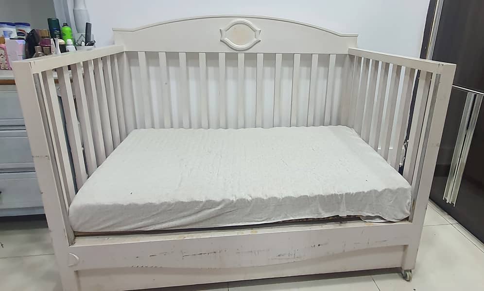 Big size solid wood cot 2