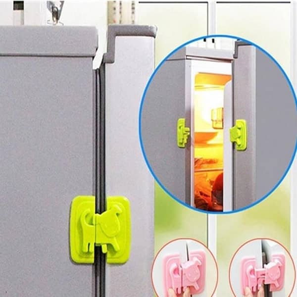 Fridge Security Safety Lock – Toddler Safe, Non-Toxic, Cartoon-Style