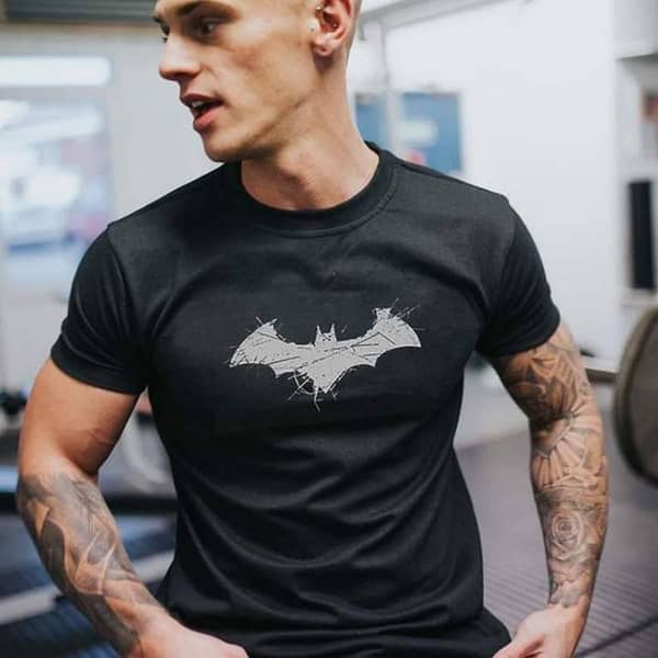 Batman Printed Round Neck Unisex T-Shirt for Men and Women – Black