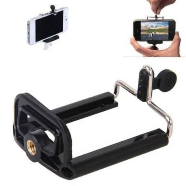 Universal Mobile Holder Clip for Tripod Stands