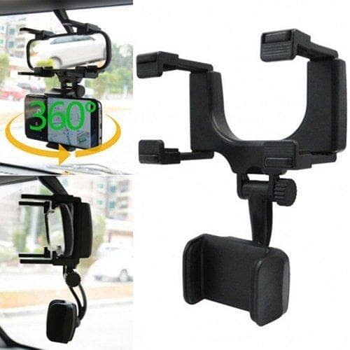 Universal Car Rearview Mirror Mount Holder for Cell Phones and GPS