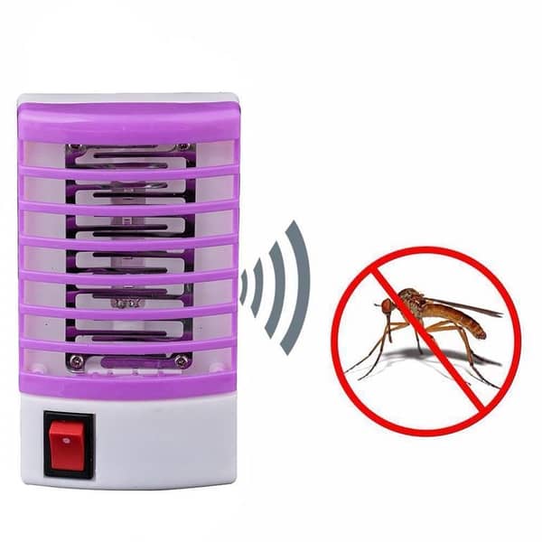 LED Mosquito Killer Lamp 1W 110V-240V Universal Insect Repellent Bug Zapper UV Mini Night Light (EU/US Plug)