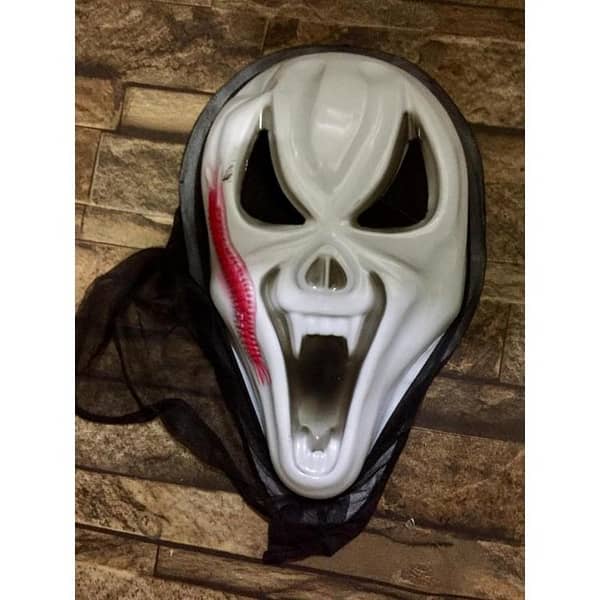 Horror Mask Fancy Dress Masquerade Scream Skull Mask (Brand: RUBIAN)