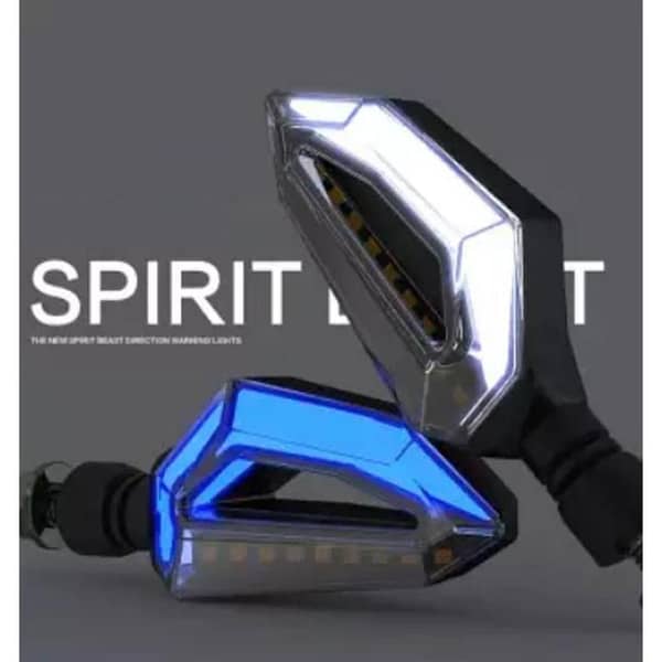 High Quality DRL Motorcycle Indicators 4Pcs Set for DRL and Rear Turn Signals