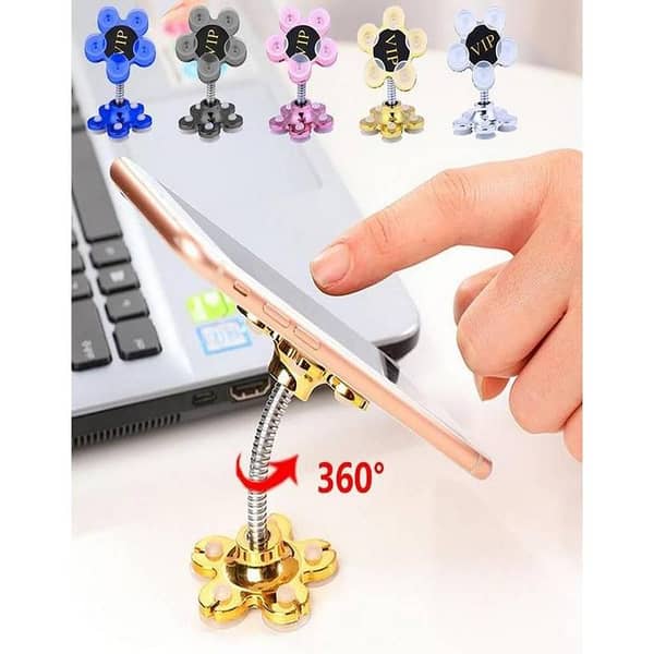 Magic Multipurpose Car and Desk Phone Holder with Flexible Stainless Steel Mount