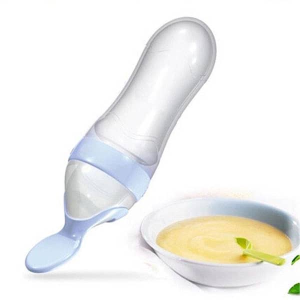 Silicone Spoon Feeder Bottles for Babies