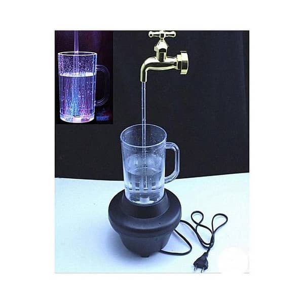 Magic Tap Running Water Fall Fountain Lights Lamp for Home Decoration