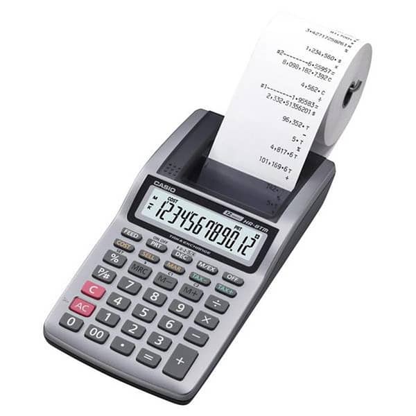 HR8RC Casio Printing Calculator