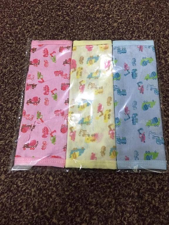 Pack of 3 Baby Napkins (RUMAAL) by RUBIAN