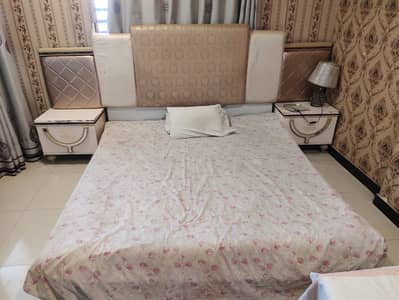 Luxury King Size Bedroom Set – Bed + Wardrobe + Dressing Table