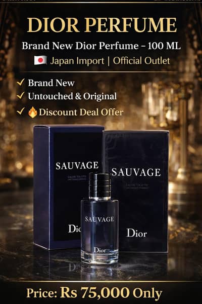 Brand New Dior Perfume 100 ML || Japan Import || Official Outlet