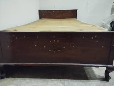 wooden single Bed
