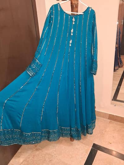 Jiya collection blue maxi