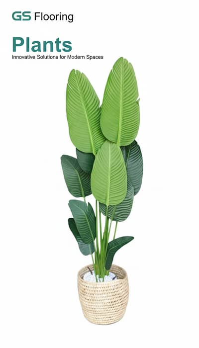 Rubber banana palm-Artificial banana plant-Plant for home&office decor