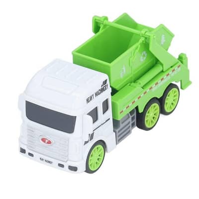 green garbage Truck