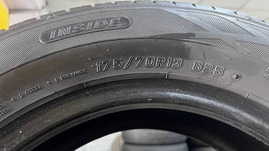 175-70-13 Dunlop made in Indonesia 4 tyres used